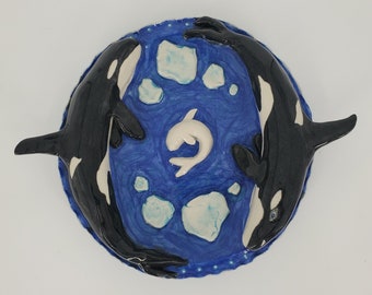 Decorative Orca Platter