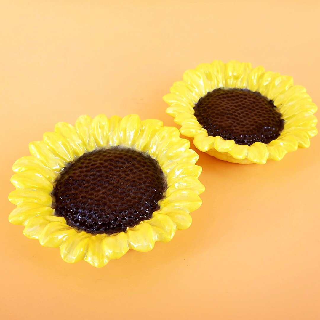 Sunflowers Slip Cast Ceramic Bisqueware Etsy