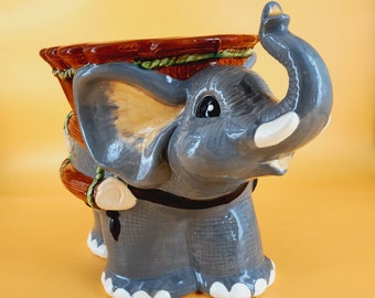 Elephant Planter - Slip Cast Ceramic Bisqueware