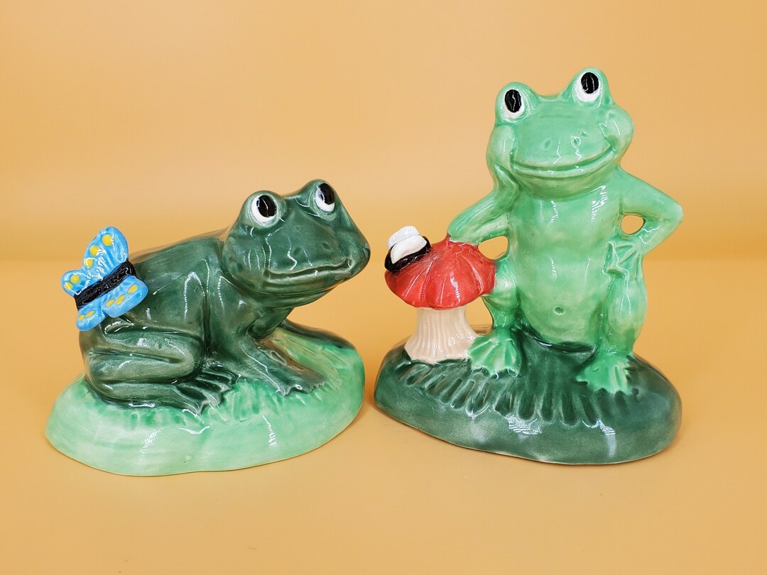 Frogs Slip Cast Ceramic Bisqueware Etsy