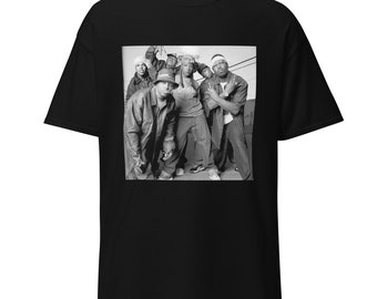 Three 6 Mafia Group Photo Shirt Men's Unisex Tee Southern Old School 90's Memphis Rap Hip Hop Crunk Hyphy Dj Paul Lord Infamous Project Pat