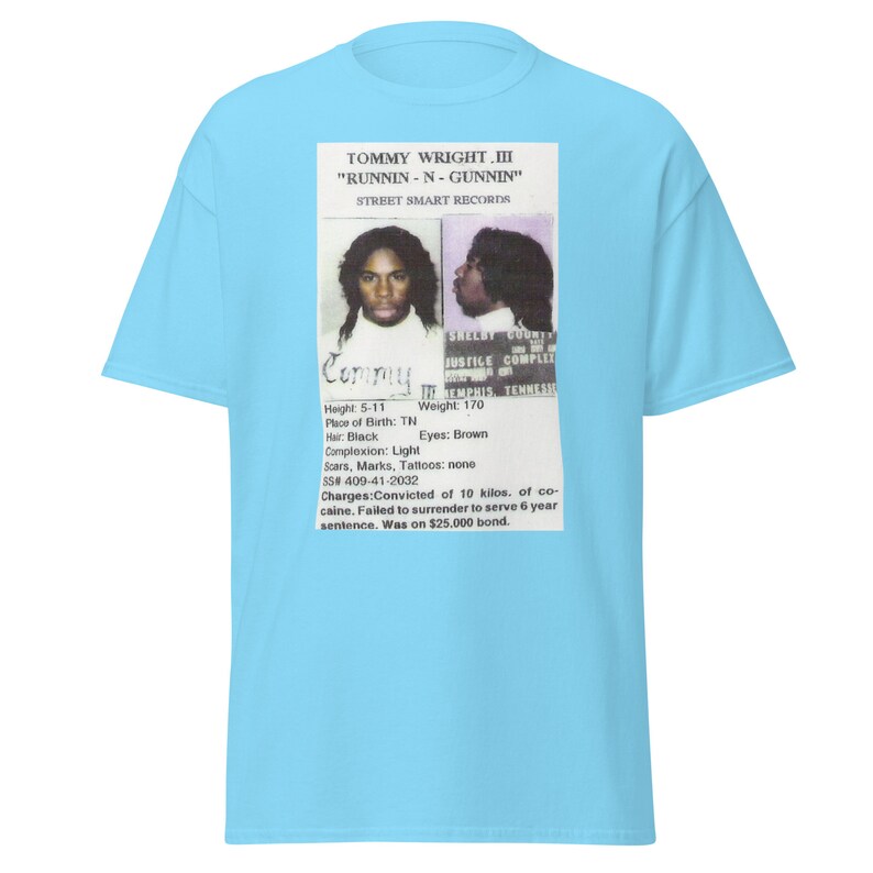Tommy Wright III The Third Runnin' And Gunnin' Men's Classic Tee Unisex T-Shirt Memphis Rap Hip Hop Vintage Phonk Fans Old School Tape
