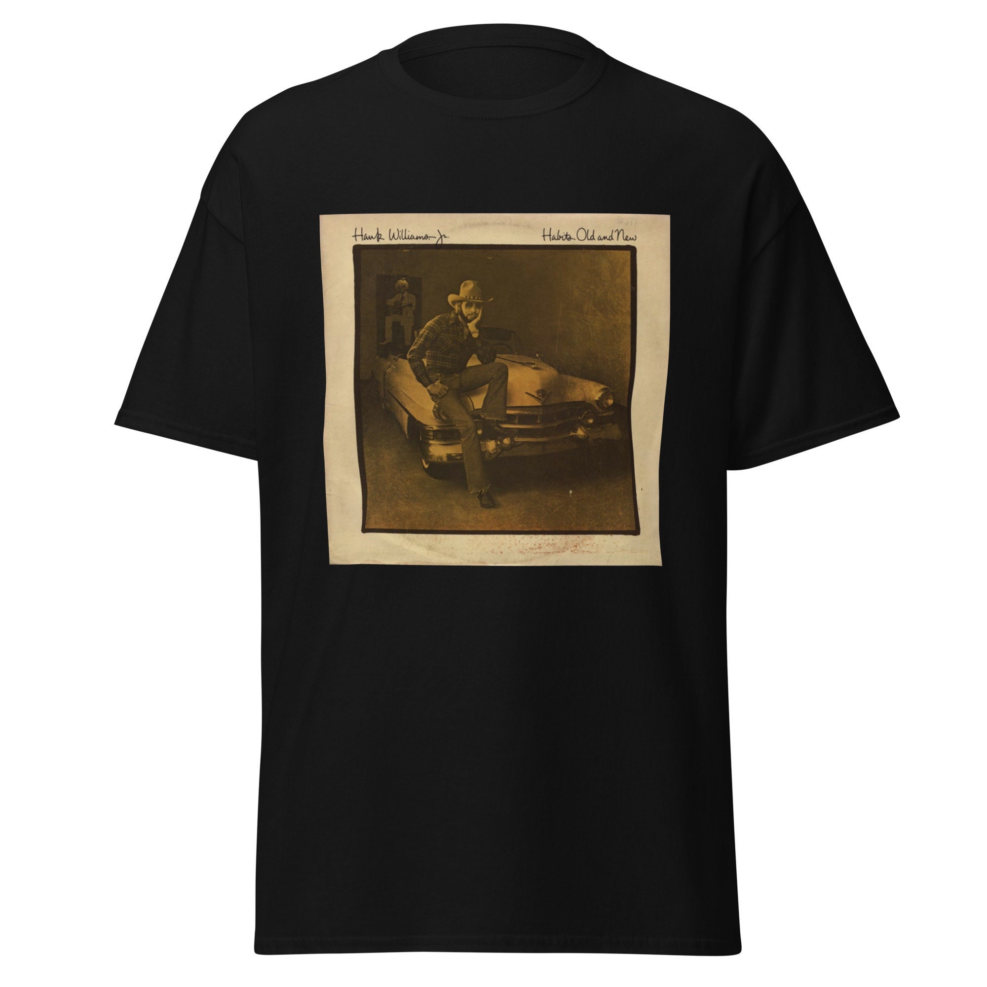 Hank Williams Jr Habits Old And New Album Picture Men's Classic Tee T-Shirt
