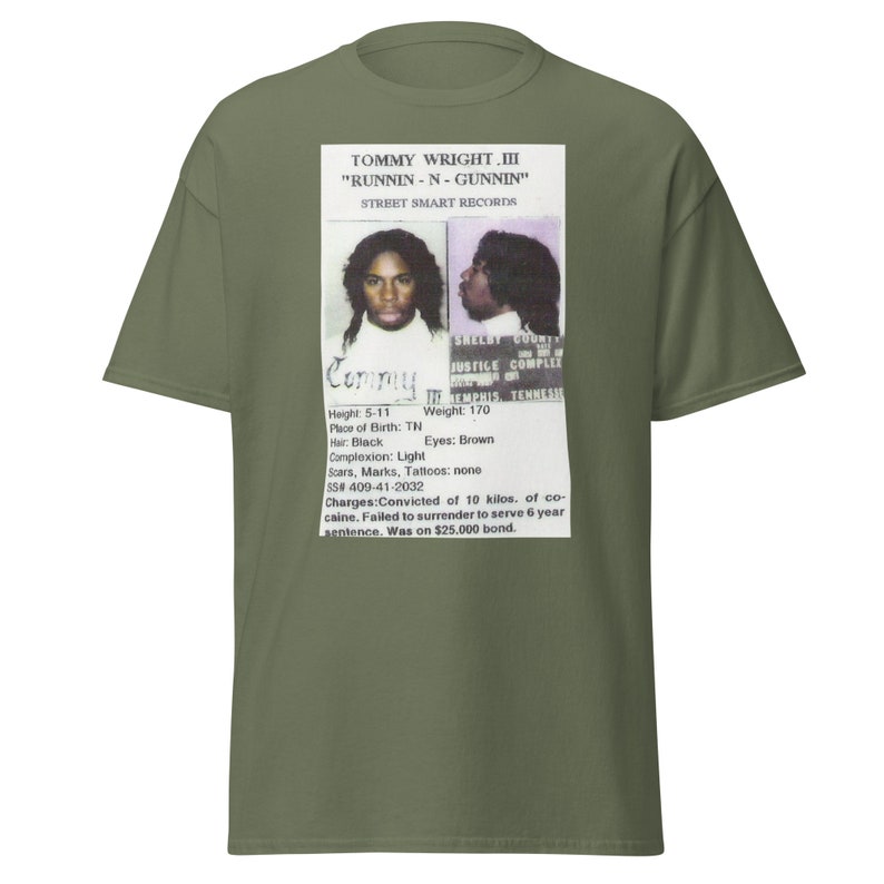 Tommy Wright III The Third Runnin' And Gunnin' Men's Classic Tee Unisex T-Shirt Memphis Rap Hip Hop Vintage Phonk Fans Old School Tape