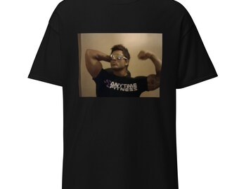 Zyzz Flexing Glasses Funny T-Shirt Men's Unisex Bodybuilding Powerlifting Shredded Gym Fitness Aesthetics Chestbrah Hardstyle Ripped Muzzing