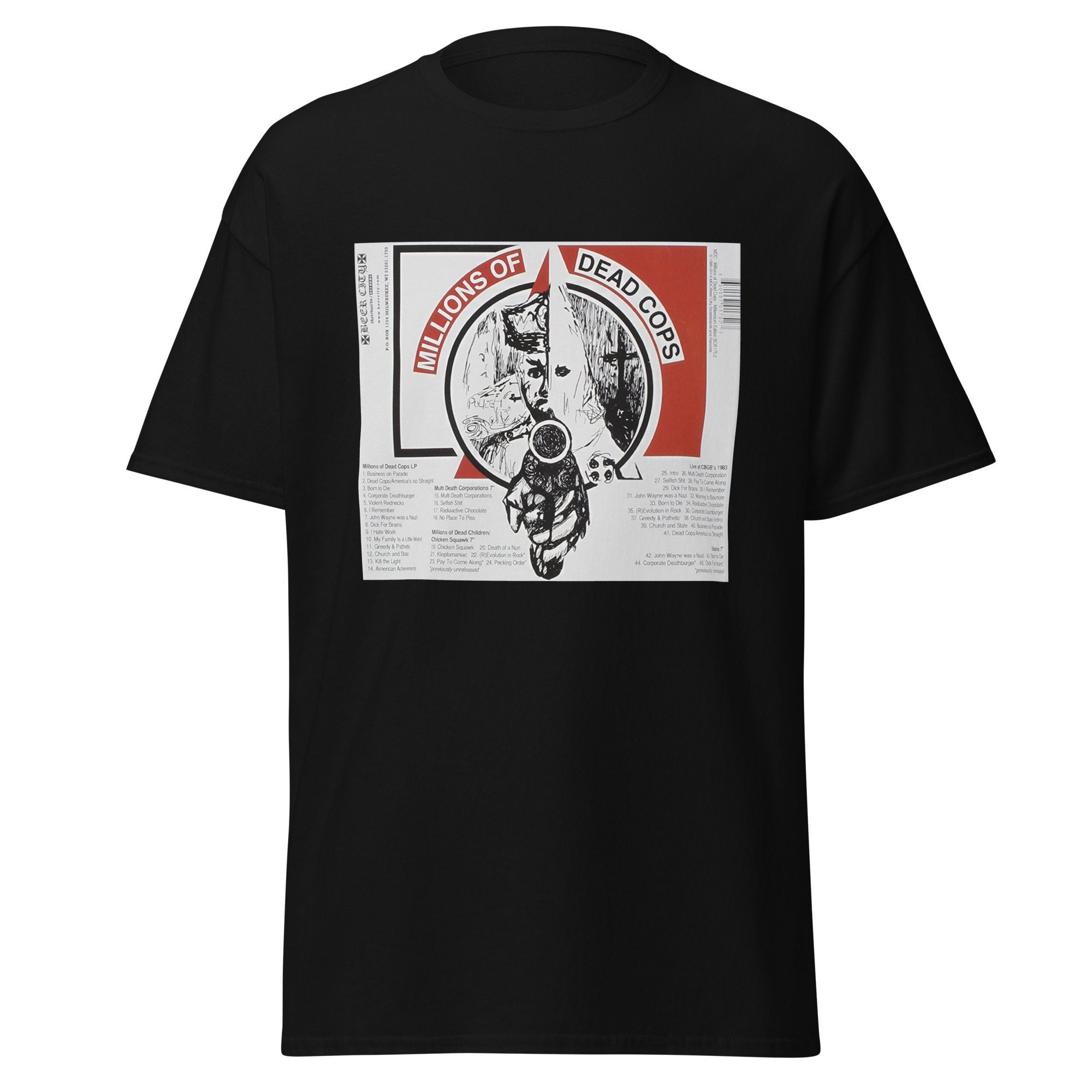 MDC Millions of Dead Cops Millennium Edition Picture Album Unisex Shirt  Men's Tee Hardcore Punk Anarcho-punk Multi Death Corporation Metal - Etsy