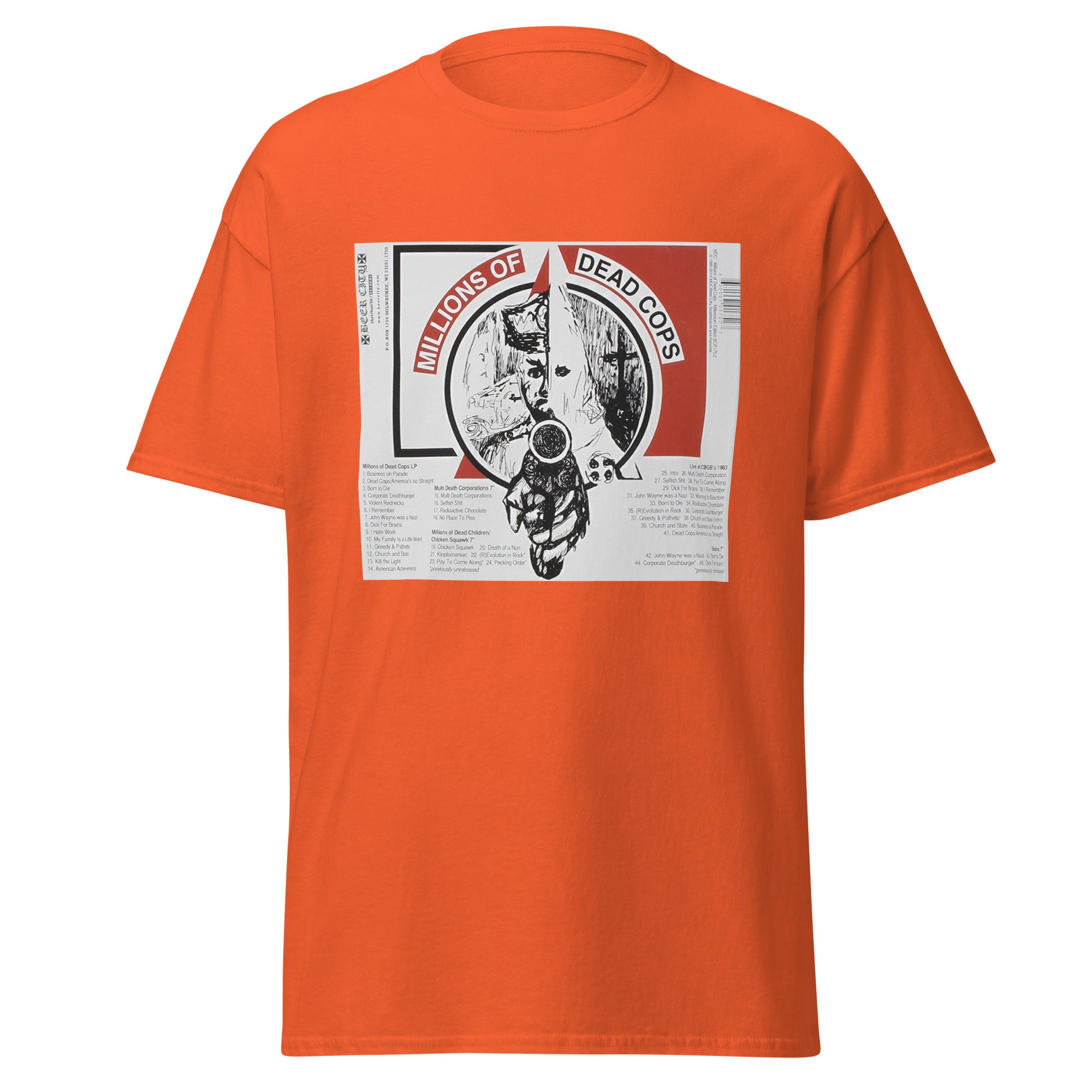 MDC Millions of Dead Cops Millennium Edition Picture Album Unisex