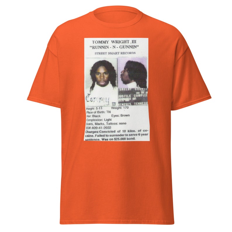 Tommy Wright III The Third Runnin' And Gunnin' Men's Classic Tee Unisex T-Shirt Memphis Rap Hip Hop Vintage Phonk Fans Old School Tape