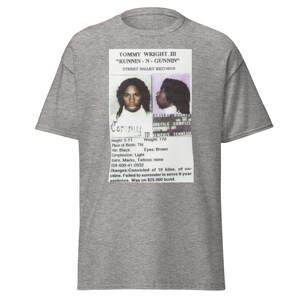 Tommy Wright III The Third Runnin' And Gunnin' Men's Classic Tee Unisex T-Shirt Memphis Rap Hip Hop Vintage Phonk Fans Old School Tape