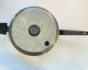Royal Prestige 11 "Pfannnpfanne 7-lagige SS-Titan-Kupfer-Silber-Legierung mit Deckel USA