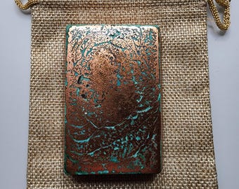 Patina Copper Bar - One Pound