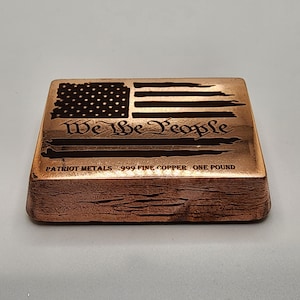 We The People One Pound Copper Bar