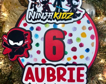 Custom Ninja Kidz Cake Topper BOYZ