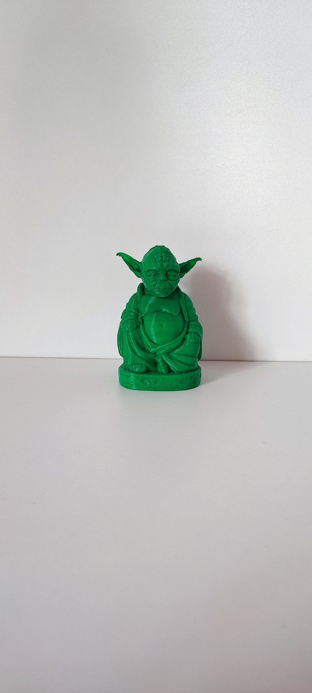 Yoda Buddha Statue Star Wars 3D Print Gift Funny Happy Buddha/100mm Etsy