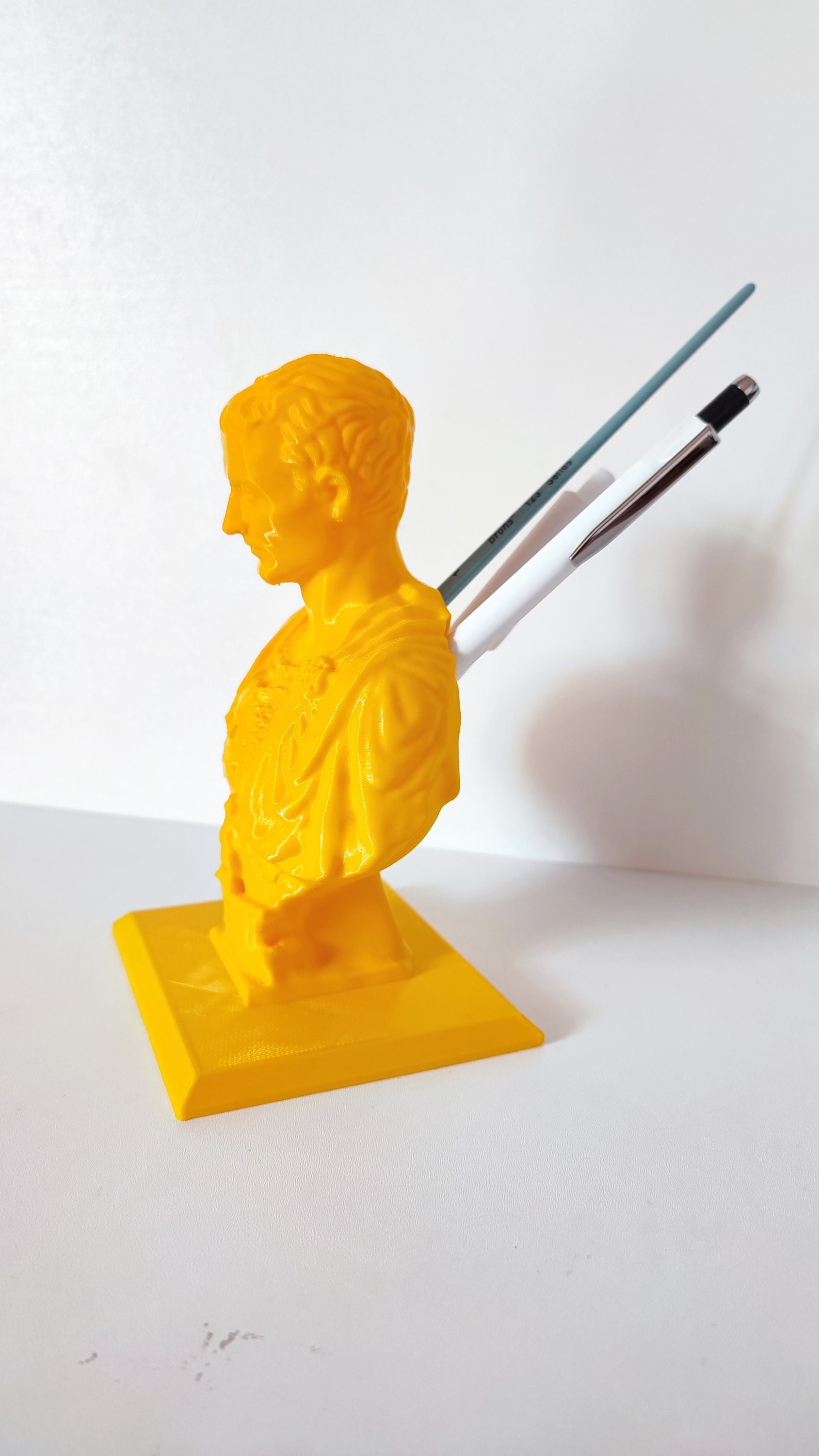 Caesar Pen Holder / Julius Caesar Pencil Holder / Caesar Office Desk