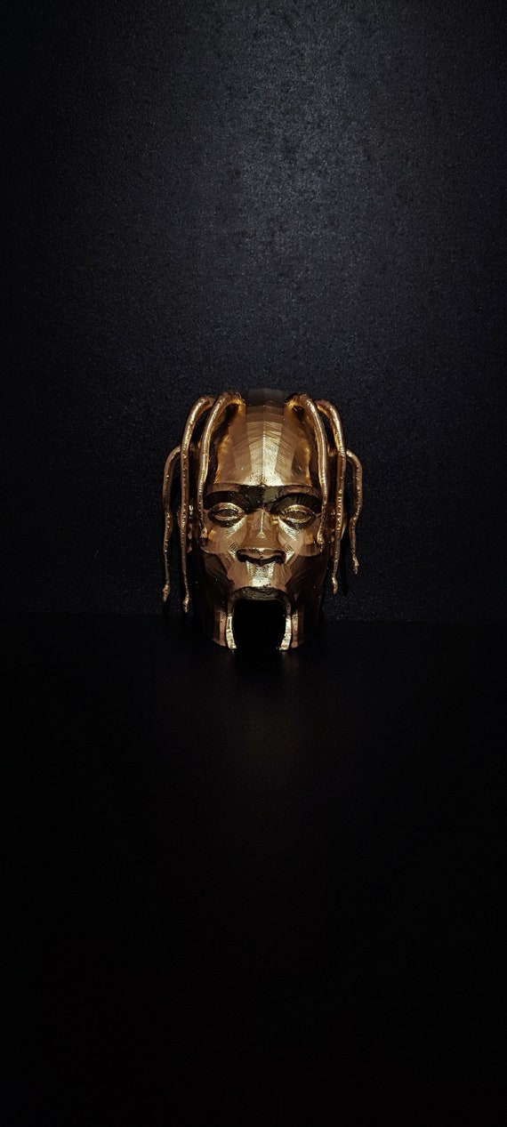 Black Travis Scott Astroworld 3D Head Figurines/travis Scott 