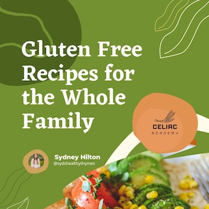 Syd&#39;s Healthy Thymes Gluten Free Recipe Book (Digital Download)