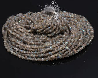 Blue Fire Labradorite Chip Beads: Uncut Gemstone Jewelry Making