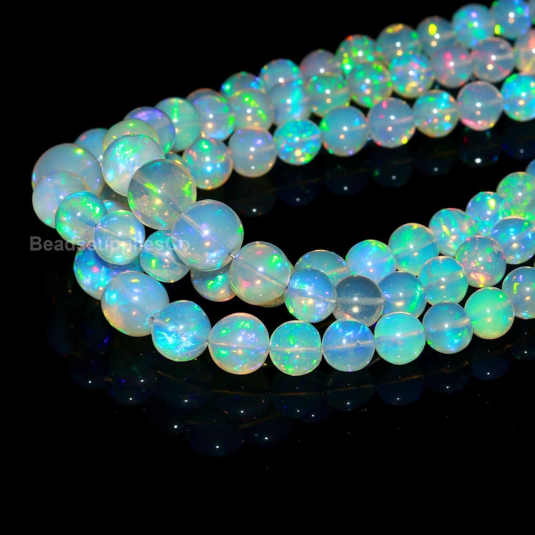100 Pièces D'opale éthiopienne Brute Naturelle Welo - Multi Flash AAA - Lot Qualité
