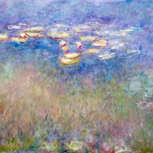 Water Lilies #2 1915 : Stretched Canvas, Rolled Paper and Framed Print Options