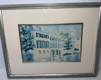 Ed Emerson - Signed Watercolor Print 11" x 14" Framed