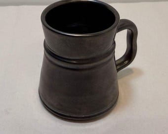 Vintage Prinknash Pottery Creamer Pewter Glaze Metallic 2.5" Tall - England