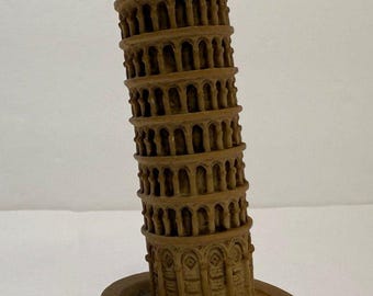 6 Resin Leaning Tower Of Pisa Candle Holder