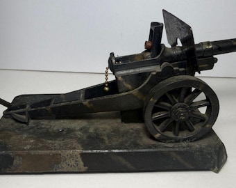 Vintage Demley Cannon Table Lighter
