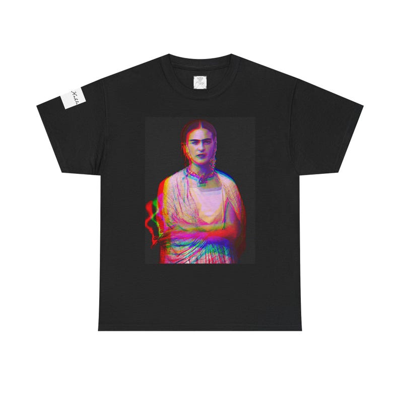 Frida Kahlo Graphic Tee, Unisex Cotton Shirt, Artistic Apparel image 9