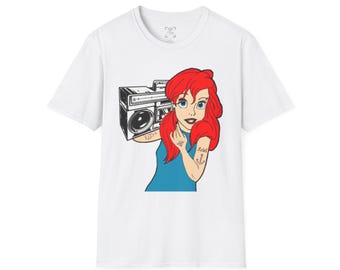 Siren Songs | Unisex Softstyle T-Shirt | Artistic Graphic Tee, Casual Wear, Gift for Art Lovers, Summer Fashion, Unique Style