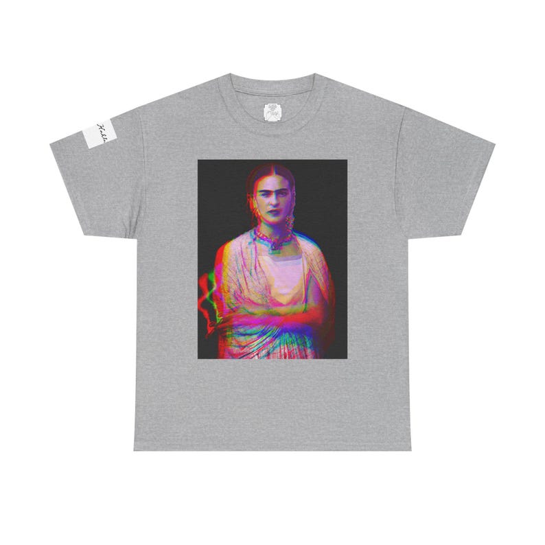 Frida Kahlo Graphic Tee, Unisex Cotton Shirt, Artistic Apparel image 10