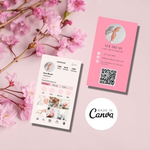 Tarjeta de presentación de Instagram