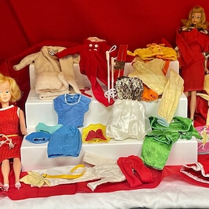 1962 Midge Barbie and Tressy Doll Clothes Accessories