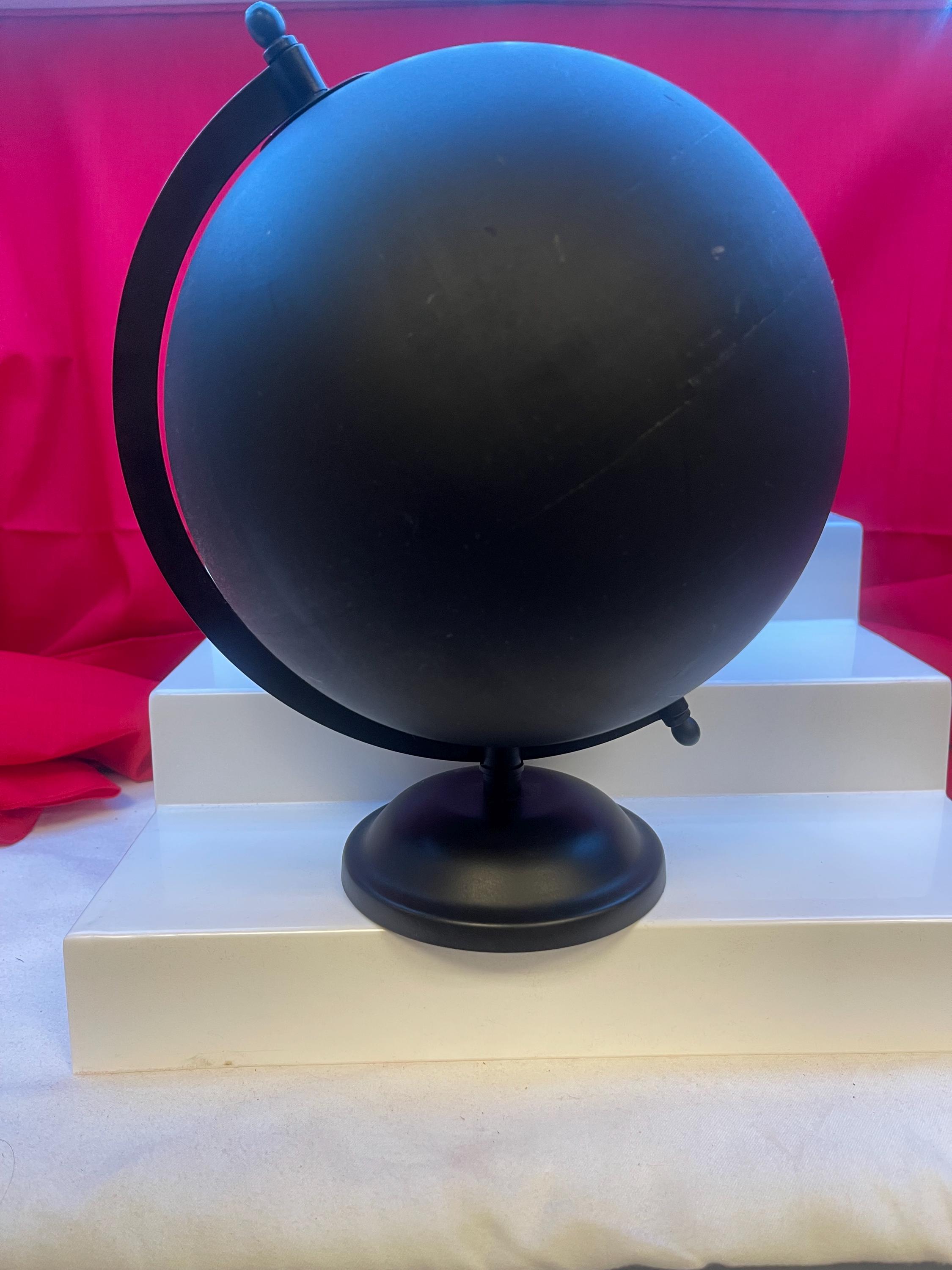 IKEA LINDRANDE リンドランデ 地球儀型オブジェ マットブラック IKEA LINDRANDE Decoration Earth Globe Black 11
