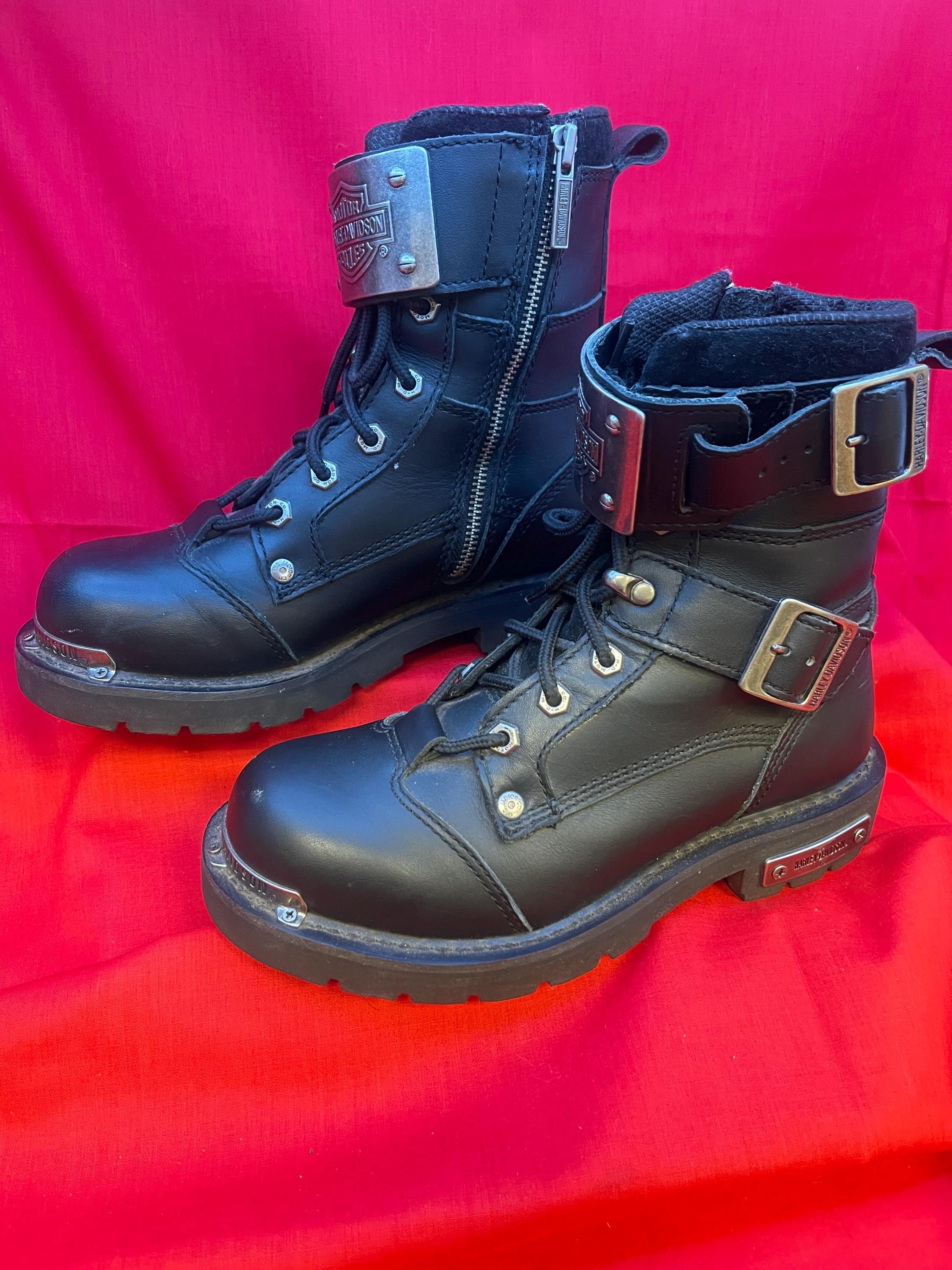 Harley Davidson Boots - Etsy