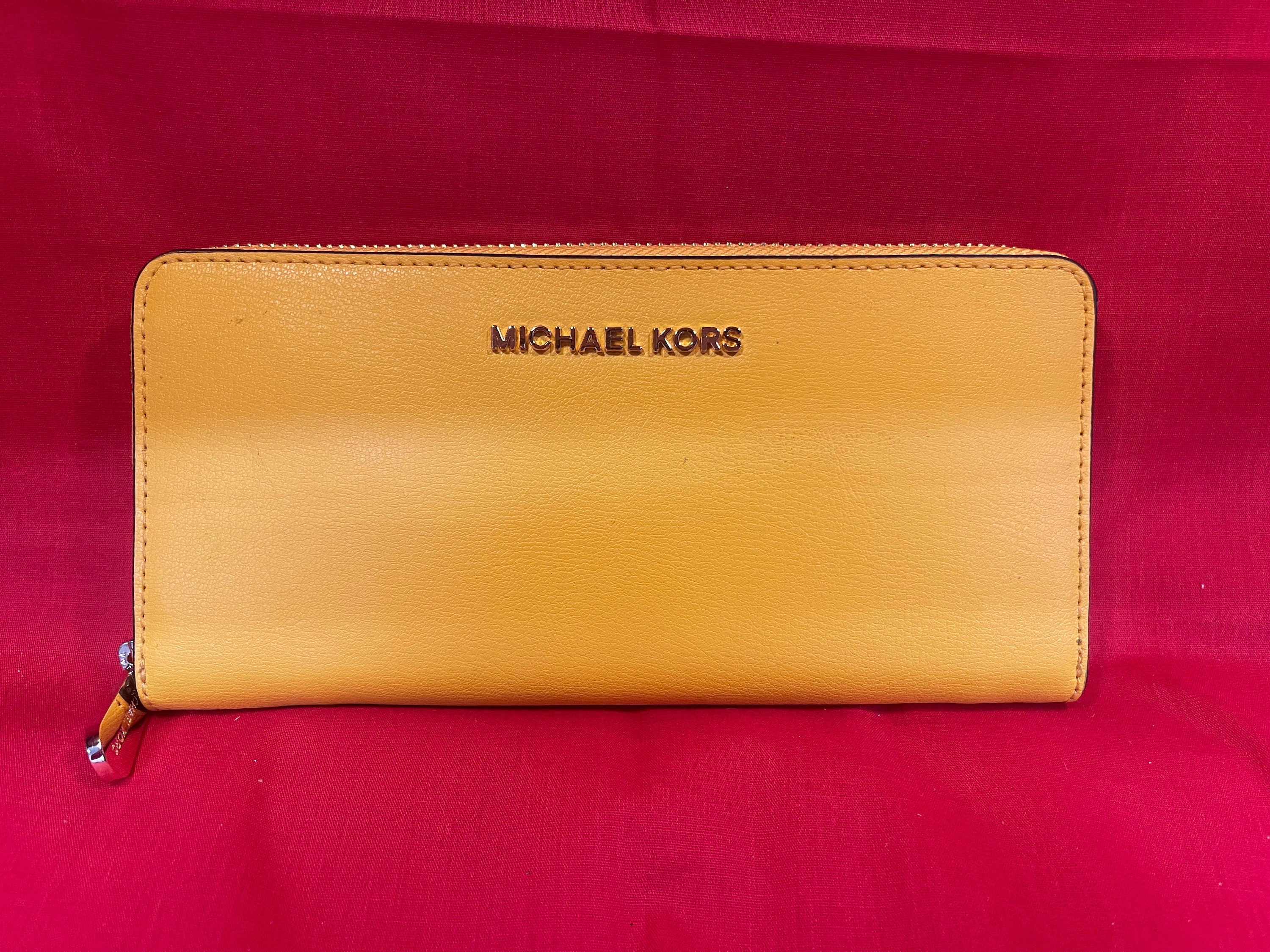 Michael Kors Yellow Wallet