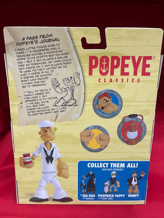 Popeye Classics Poopdeck Pappy - Etsy