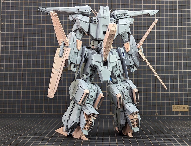 Enhanced 1/100 MG MSZ-010 ZZ Gundam 3D-Printed Resin image 3