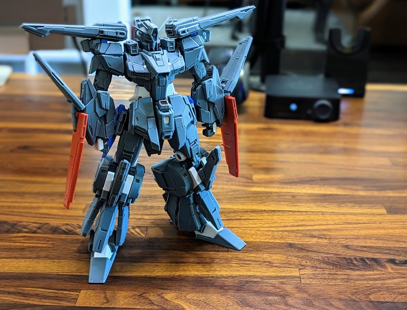 Enhanced 1/100 MG MSZ-010 ZZ Gundam 3D-Printed Resin image 7