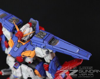 Enhanced 1/100 MG MSZ-010 ZZ Gundam 3d-printed Resin Conversion
