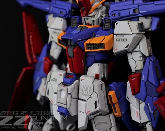 Enhanced 1/100 MG MSZ-010 ZZ Gundam 3d-printed Resin