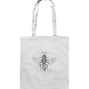 Shining bee - cotton bag