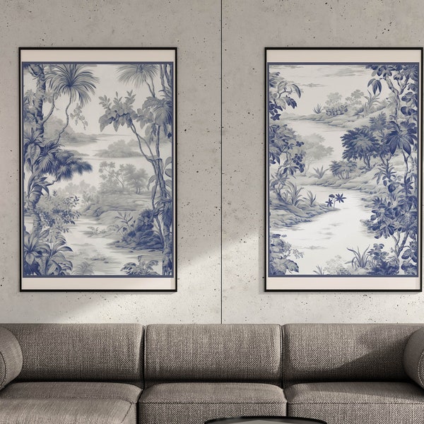 Toile Pattern - Etsy