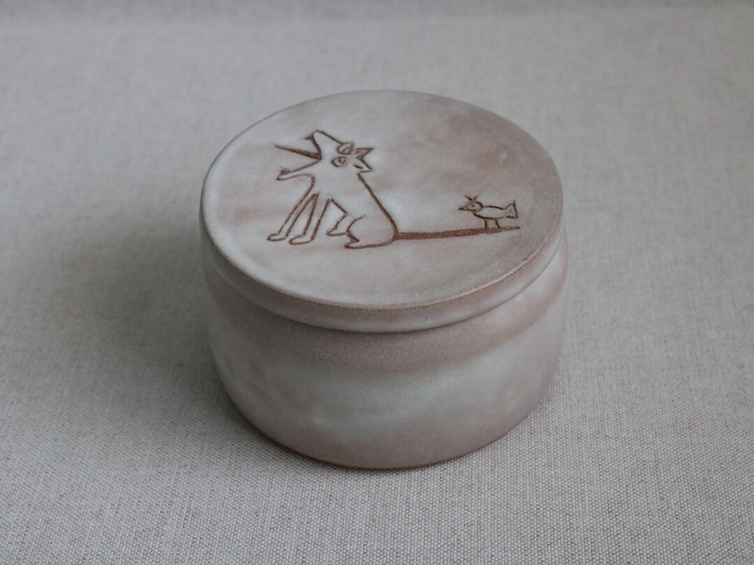 A Yawning Kitty/ Handmade Ceramic Vessel, Multiple Usage Box - Etsy