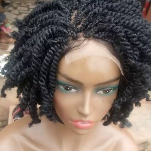 Closure Lace Wig Braided wig for black women