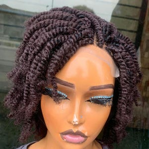 Closure Lace Wig Braided wig for black women