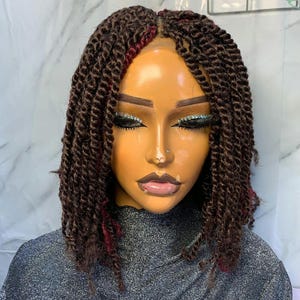Closure Lace Wig Braided wig for black women