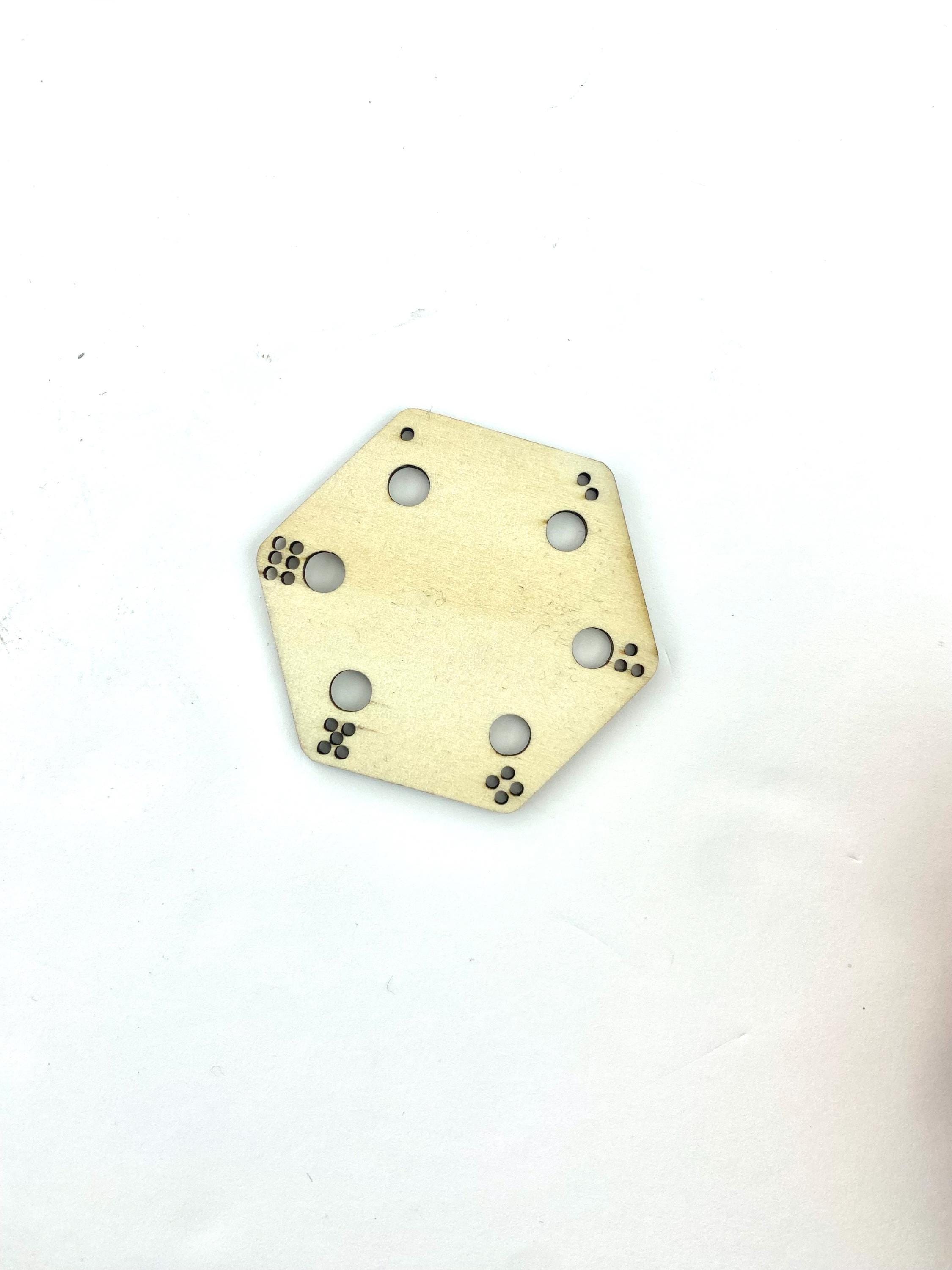 Weaving Tablet Cards, Hexagon, 6 Hole, Loom Tablets, Weaving Tablets X ...