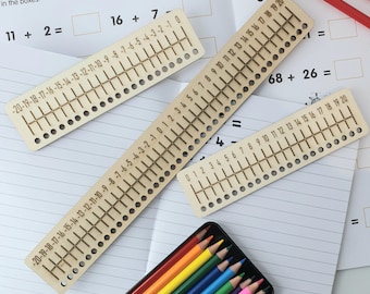Recta numérica - Positivo a negativo - Matemáticas - Suma - Resta - Juguete educativo - Recurso de aprendizaje - Ayuda para el aprendizaje - De vuelta al cole