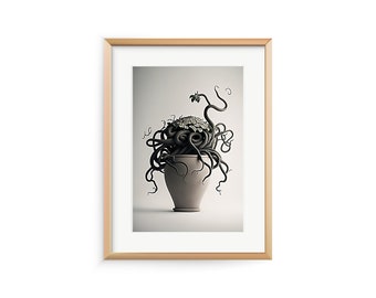 Printable Creeping Delirium | Wall Art | Artisan Allies | Downloadable Digital Art